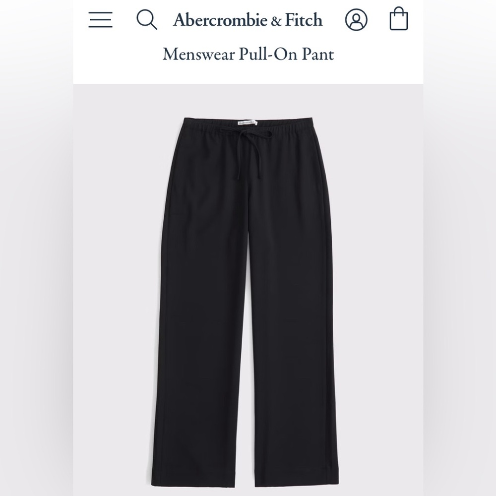 Abercrombie Women’s Menswear Pull-on Pants